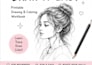 draw a custom anime character with graphite pencil